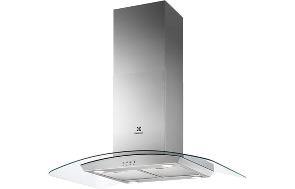 Electrolux LFI519X 90cm Curved Glass Island Hood - Stainless Steel