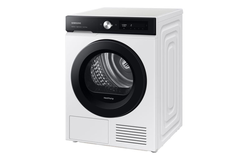 Samsung Series 6+ DV90BB5245AES1 F/S 9kg Heat Pump Tumble Dryer - White