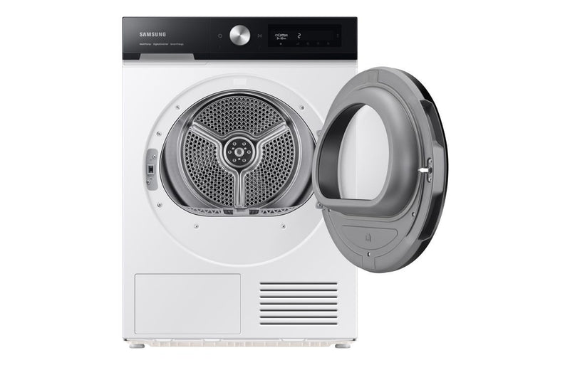 Samsung Series 6+ DV90BB5245AES1 F/S 9kg Heat Pump Tumble Dryer - White