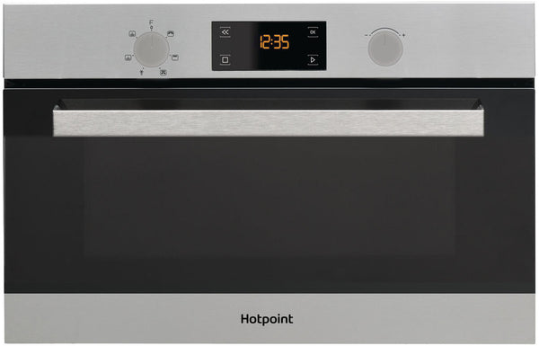 Hotpoint MD 344 IX H Built-in Microwave & Grill - Stainless Steel