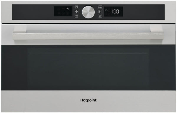 Hotpoint MD 554 IX H Built-in Microwave & Grill - Stainless Steel