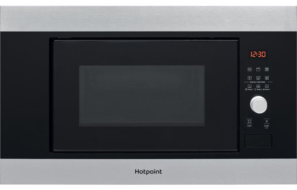 Hotpoint MF25G IX H Built-in Microwave & Grill - Stainless Steel