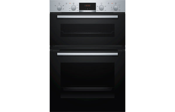 Bosch Series 2 MHA133BR0B Double Electric Oven - Brushed Steel