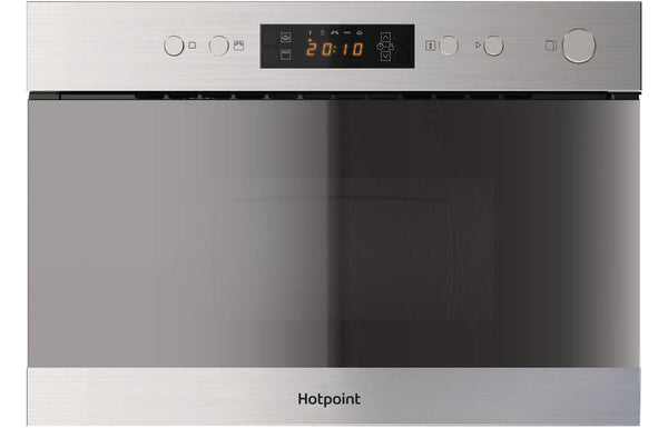 Hotpoint MN 314 IX H Built-in Microwave & Grill - Stainless Steel