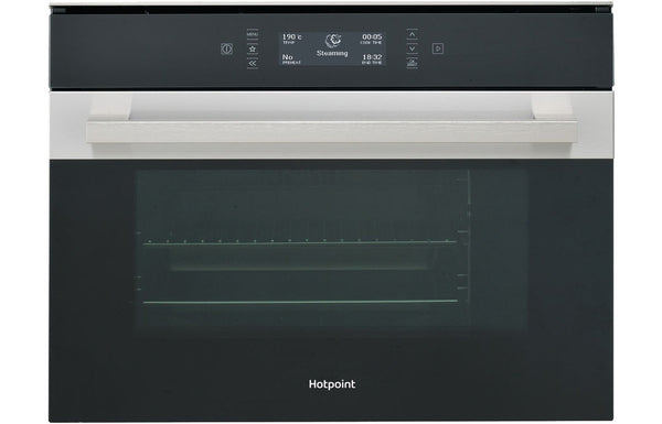 Hotpoint MS 998 IX H Combination Steam Oven - Black & Stainless Steel