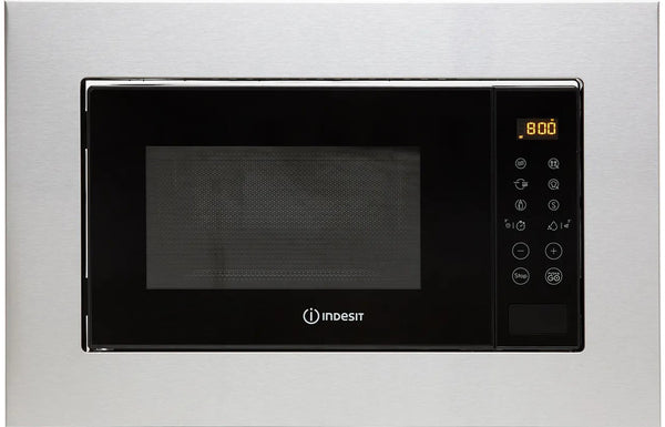 Indesit MWI120GXUK Built-in Microwave & Grill - Stainless Steel