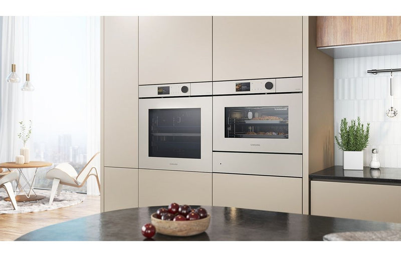 Samsung Bespoke Series 7 NQ5B7993AAA/U4 Compact Steam Combination Oven - Satin Beige