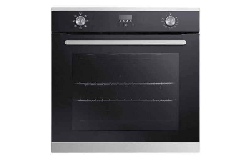 Prima PRSO112 Single Electric Oven - Black & Stainless Steel