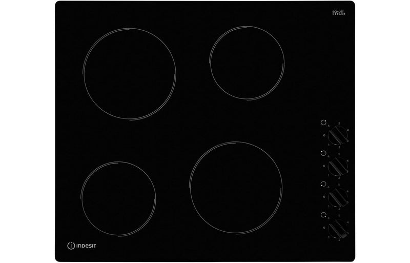 Indesit RI 860 C 60cm Ceramic Hob - Black