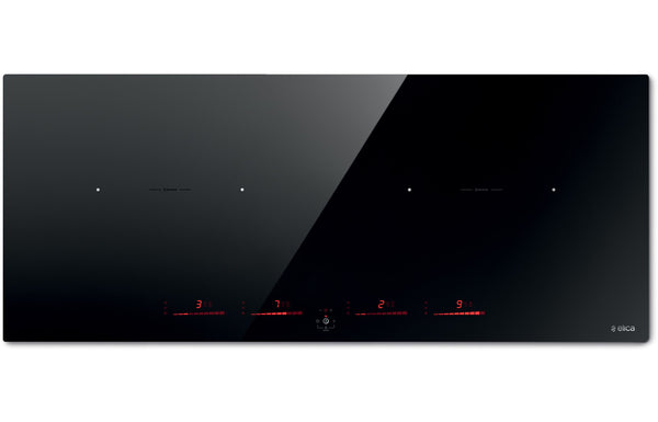 Elica Ratio 874 SLIM 87cm Induction Hob - Black Glass