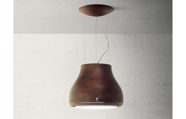 Elica Shining 50cm Suspended Hood - Rust