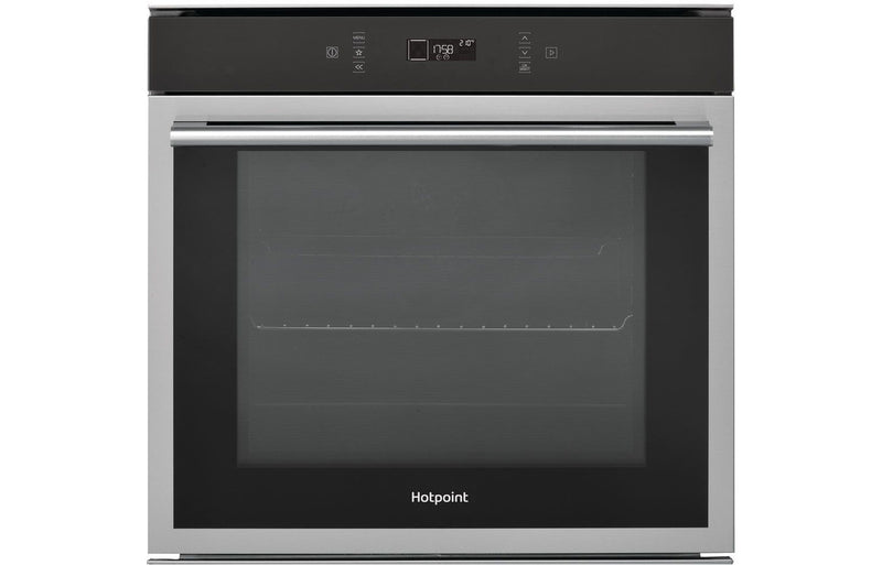 Hotpoint SI6 874 SH IX Single Electric Oven - Black & Stainless Steel