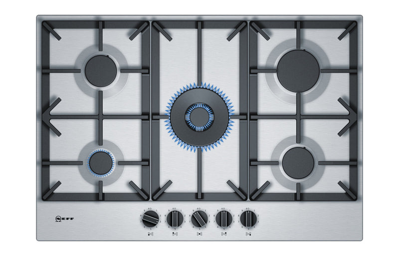 Neff N70 T27DS59N0 75cm Gas Hob - Stainless Steel