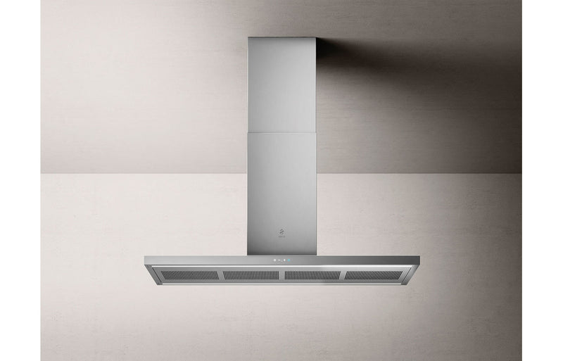 Elica Thin 120cm Slimline Island Hood - Stainless Steel