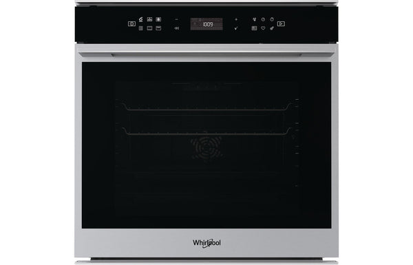 Whirlpool W7 OM4 4BPS1 P Single Pyrolytic Oven - Black & Stainless Steel