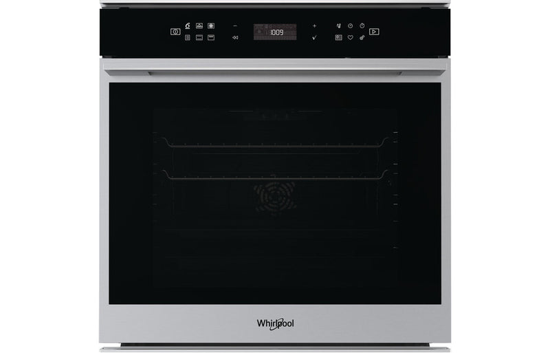 Whirlpool W7 OM4 4BPS1 P Single Pyrolytic Oven - Black & Stainless Steel