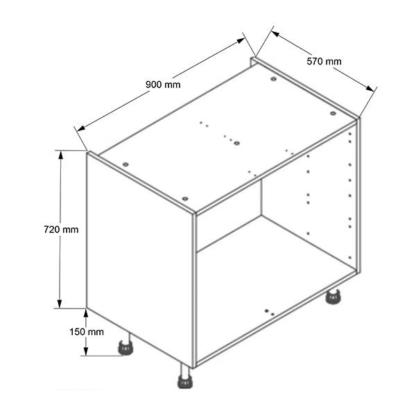 900mm Base Drawer Cabinet