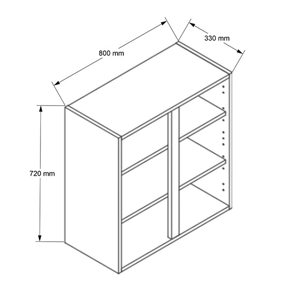 800mm Wall Cabinet