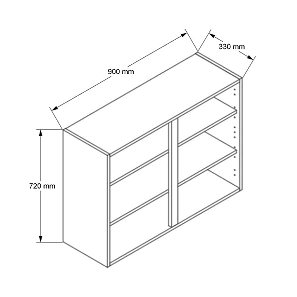 900mm Wall Cabinet