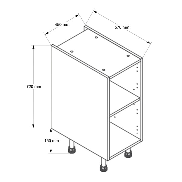 450mm Base Cabinet