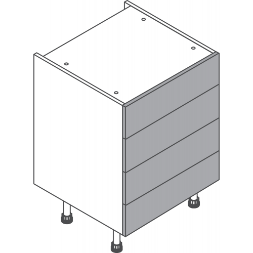 600 4-Drawer Cabinet