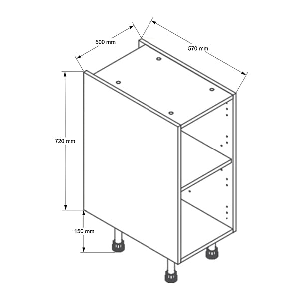 500mm Base Cabinet