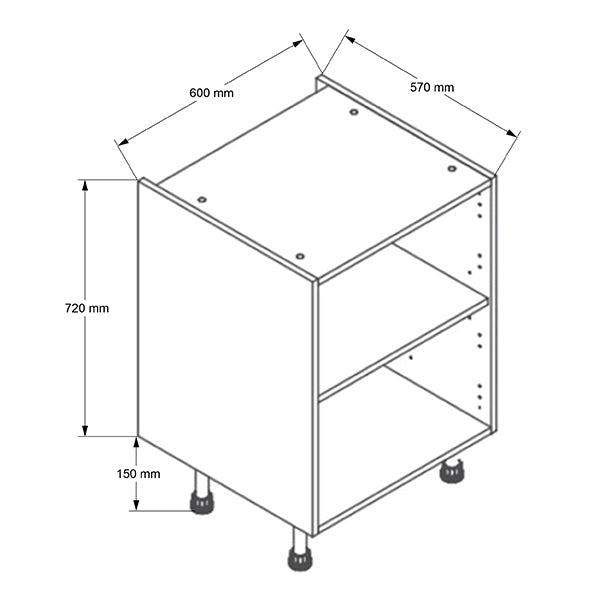 600mm Base Cabinet