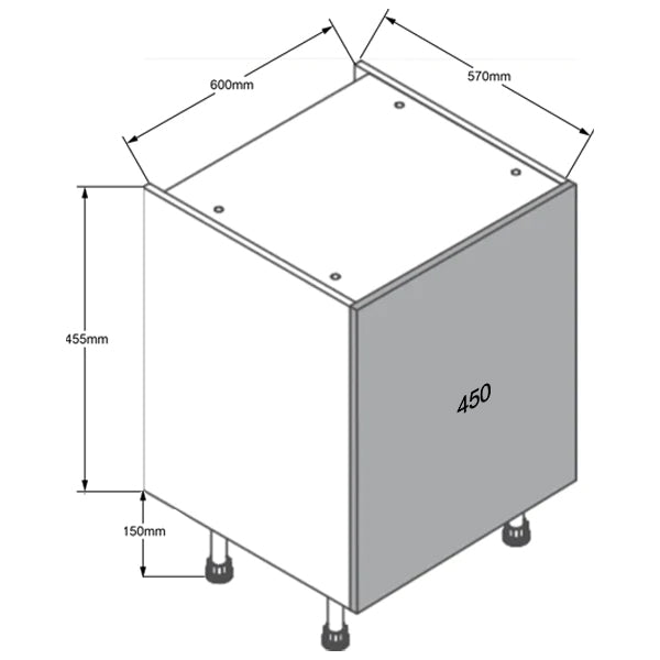 600 Belfast Sink Base Cabinet