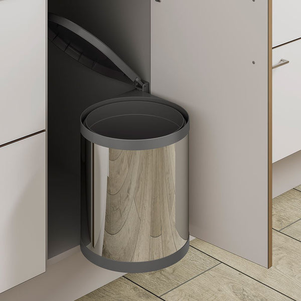 Innostor, Pull Out Waste Bin, Door Mounted, 15 Litre Capacity