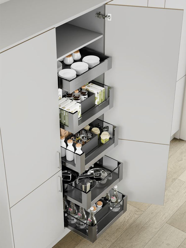 LEGRABOX free, SPACE TOWER for Larder Cabinet, 300 x 500mm, Stainless Steel