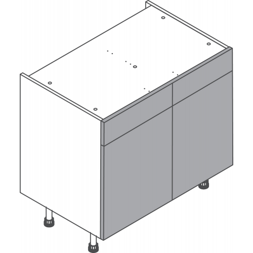 900 Drawerline Double Base Cabinet