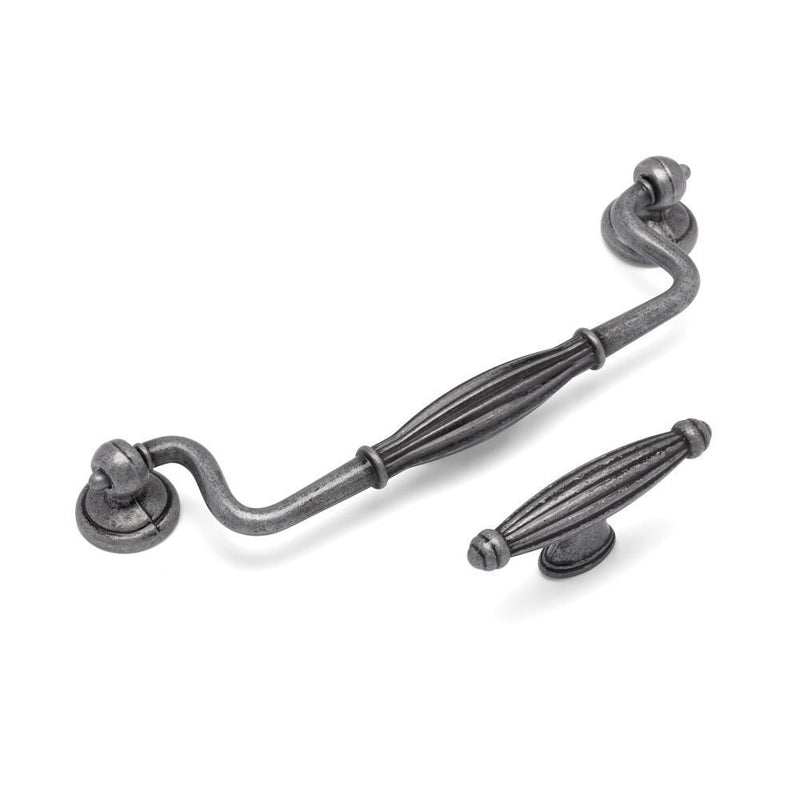 Romantic Drop Handle Pewter