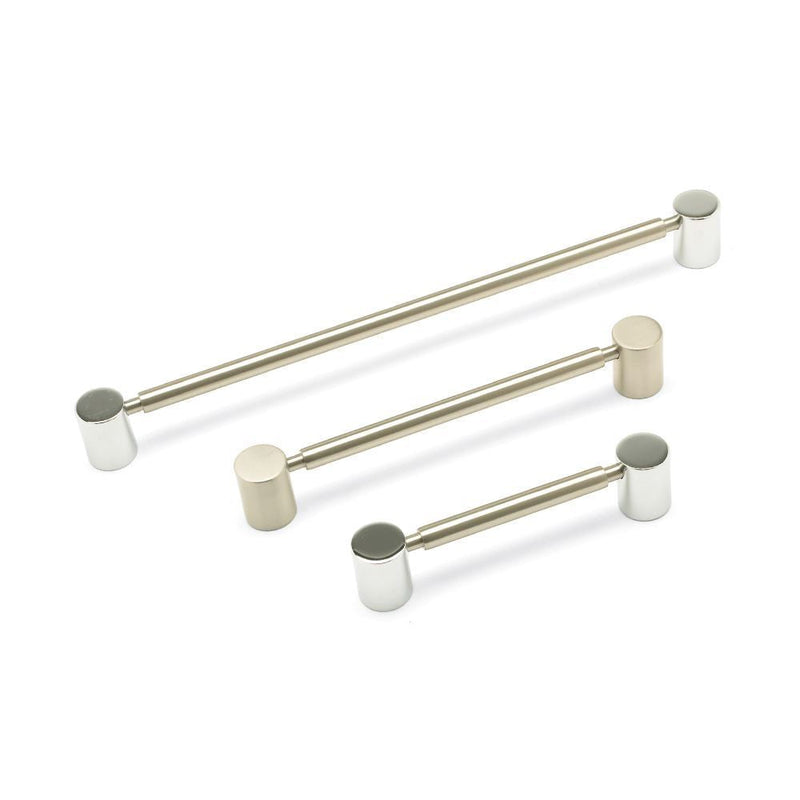 Barrel Bar Handle Brushed Nickel / Brushed Nickel