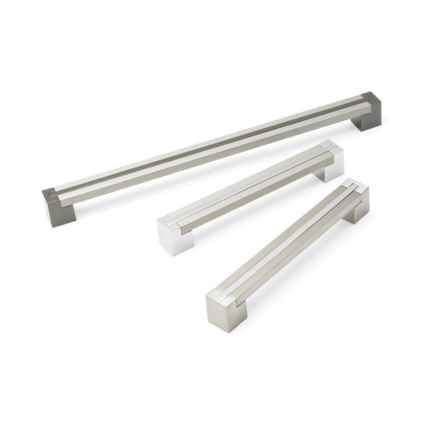 Fusion Square Handle Brushed Nickel / Chrome