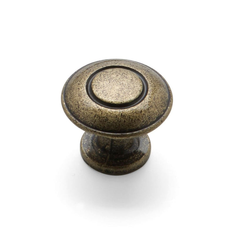 Viking Round Knob 31mm Diameter Antique