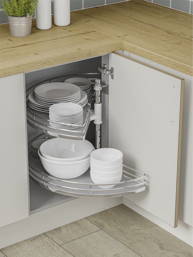 Innostor Plus, 1/2 Carousel, To Suit 900mm Wide Blind Corner Base Cabinet