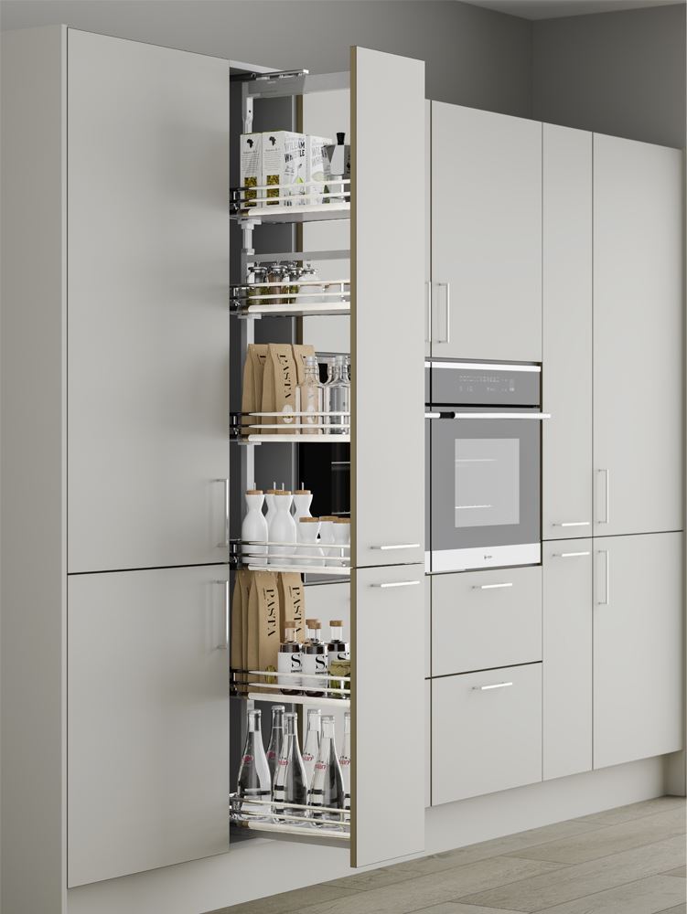 Innostor Plus, Pull Out Larder with Soft Close Runners, To Suit 300mm Wide Cabinet