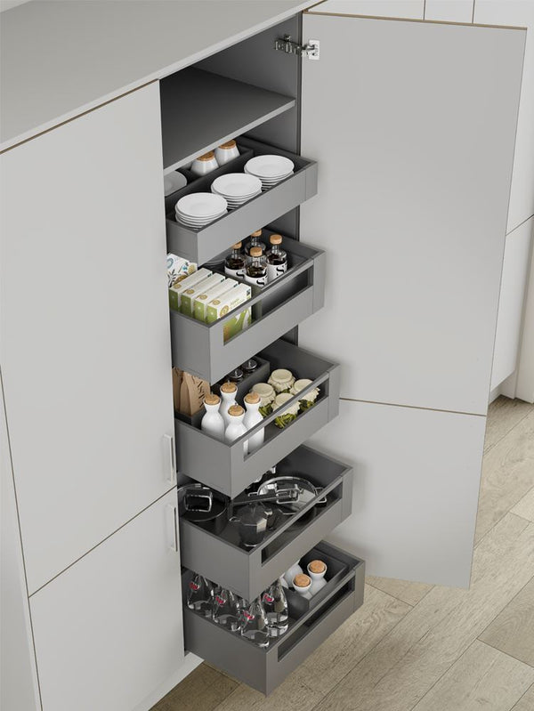 LEGRABOX pure, SPACE TOWER For Larder Cabinet, 300 x 450mm, Orion Grey