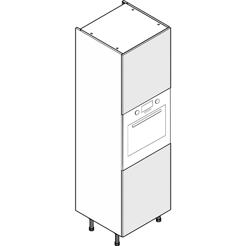 600 Single Oven Cabinet Standard