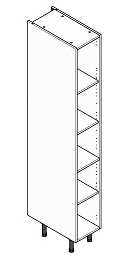 400mm Larder Tall Tower Cabinet